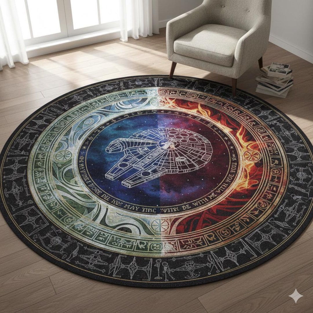 Millennium Falcon Rug, Star Wars Area Carpet, Starwars Rug, Gamepad ...