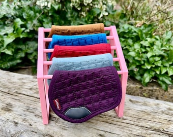 Saddlepad rack for Lemieux / Crafty Ponies, 3D-Printed Accessories Horse Toy Equestrian Equine Pony