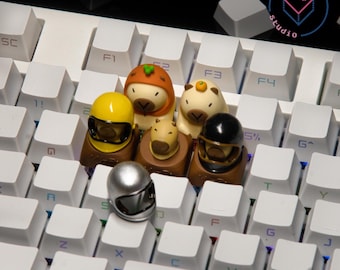 Capybara Collection - Artisan Keycaps, Custom Handmade Keycaps for Mechanical Keyboard