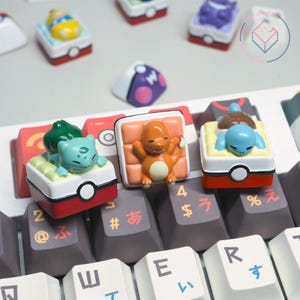 Starter Trio Collection - Artisan keycaps, op maat gemaakte handgemaakte keycaps voor mechanisch toetsenbord