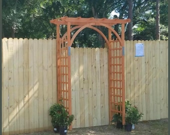 Hand Made Wooden Wedding Arch Arbor, Garden Trellis Pergola, Outdoor Plant Support
