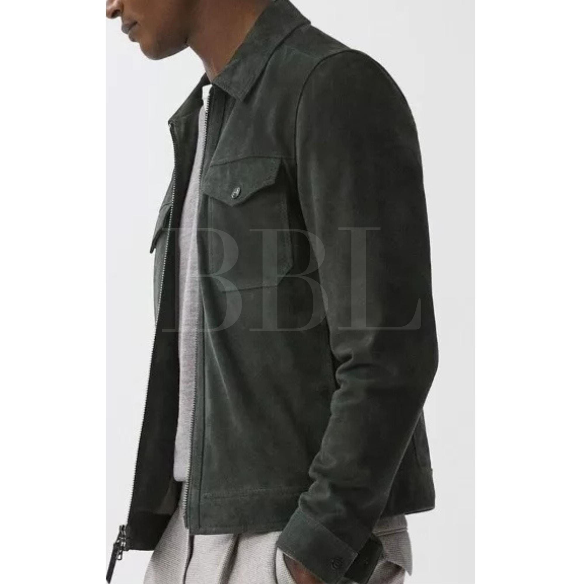 Suede Denim Jacket - Etsy