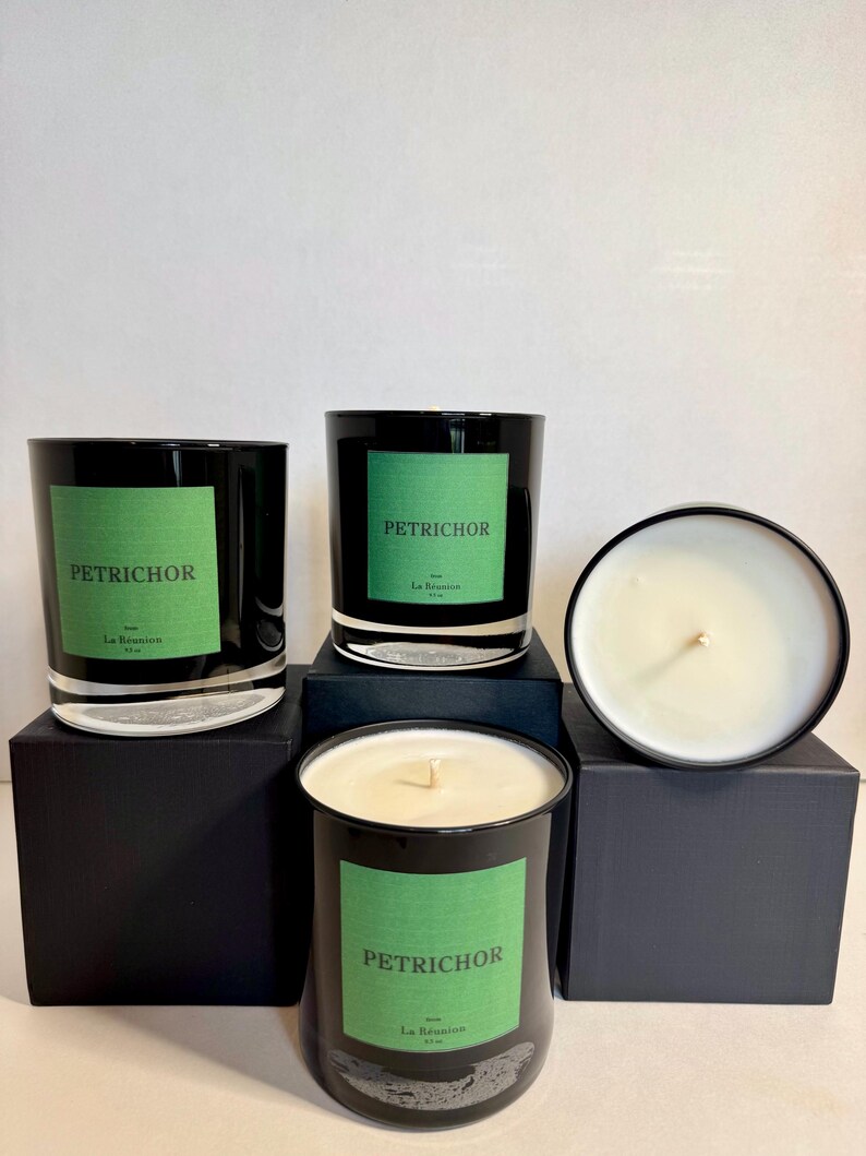 LaReunionCo Petrichor Coconut Soy Wax Candle - Thumbnail 3