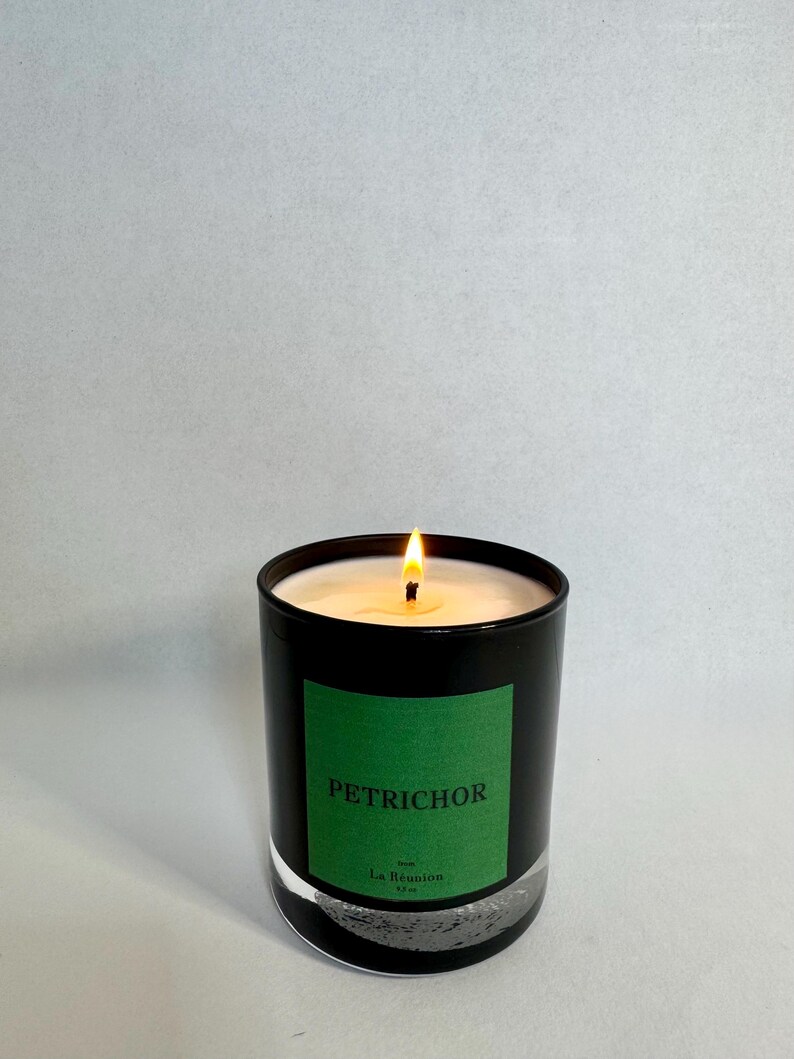 LaReunionCo Petrichor Coconut Soy Wax Candle