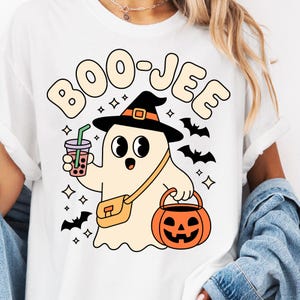 Fantasma de Halloween Boo-Jee PNG, fantasma espeluznante boujee boo jee, sublimación de fantasma de otoño lindo PNG, descarga digital de Halloween Boojee