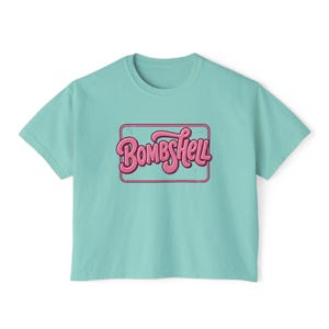 A Bombshell Has Entered the Villa. Bombshell Tees for Bombshells. Love Island Nights Top image 2