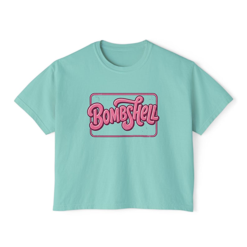 A Bombshell Has Entered the Villa. Bombshell Tees for Bombshells. Love Island Nights Top image 2