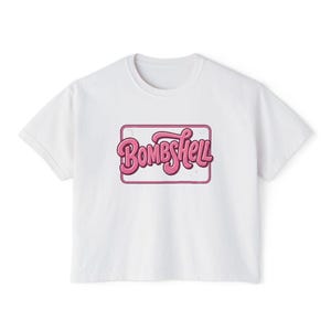 A Bombshell Has Entered the Villa. Bombshell Tees for Bombshells. Love Island Nights Top image 4