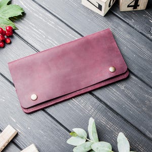 Carteira masculina de couro porta-cartões, Carteira personalizada, Presente de aniversário para ele, Carteira de couro feita à mão, Carteira de couro personalizada