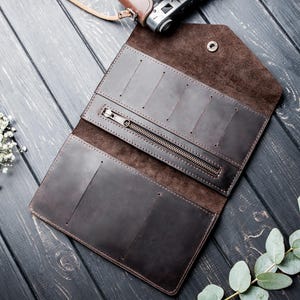 Portafoglio in pelle, Portafoglio in pelle con porta monete, Portafoglio in pelle per passaporto, Portafoglio in pelle personalizzato, Portafoglio con porta carte