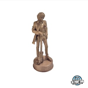 Minibeeldje Phil Lynott – 3D-geprinte metalen afwerking