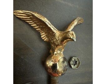 Vintage Eagle Radiator Cap  Hood Ornament 2.5"  Automobile Motorcycle Mascot