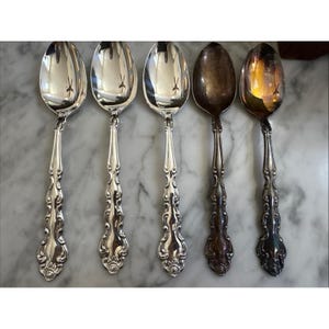 Oneida Community Beethoven (5) Teelöffel Silberplatte 1971 Besteck