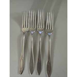 Oneida Community Silverplate ADAM Lot 4 Dinner Forks 7 3/4