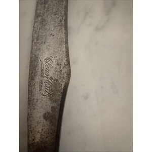 Vintage Clean Cut Trademark handle knife ,meat fork, sharpening steel RARE image 7