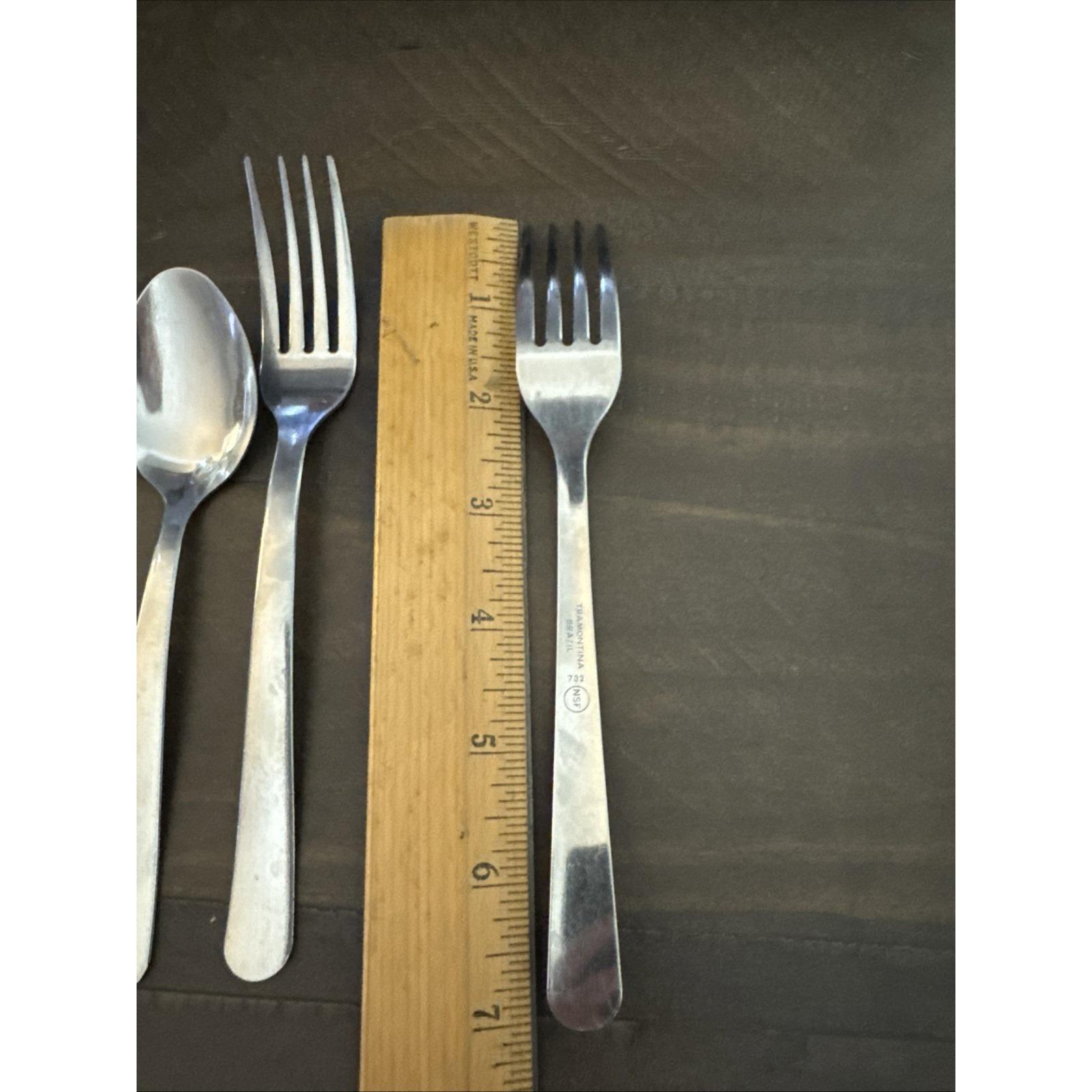Tramontina Brazil NSF 732 Stainless 4 Tablespoons / 2 Forks