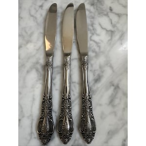 SPRINGTIME 1 Buttermesser Edelstahl Besteck Japan floral Vintage