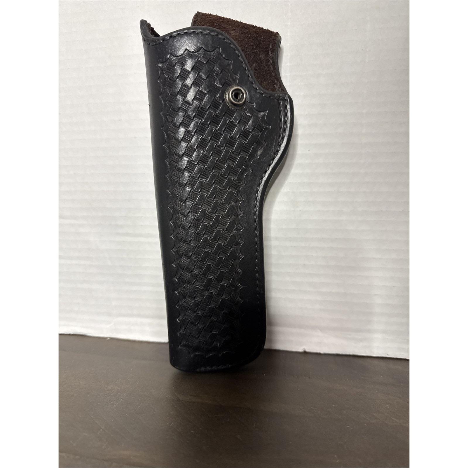 vintage firearms Bianchi #5BH S&W .44 Leather basketweave holster & Belt western s-l1600-1_dda965f2-36a5-4453-  main image 2