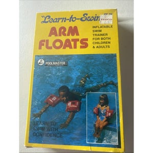 Vintage Poolmaster Children Inflatable Learn To Swim Arm Float Swim Aid Swimmies
