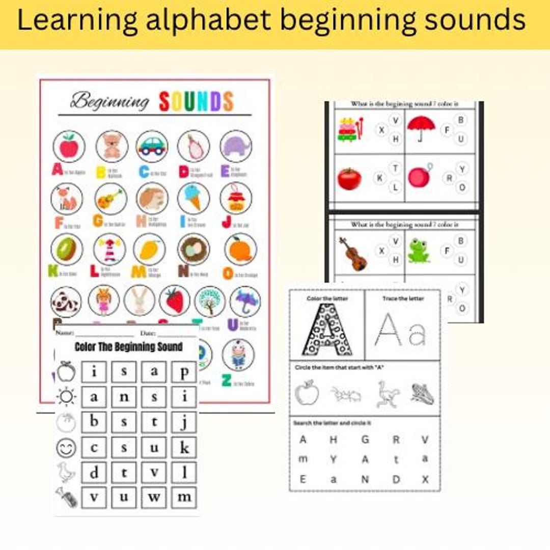 Preschool Kindergarten Year R, Writing & Reading Alphabet Worksheets ...