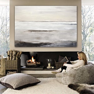 Original Hand Painted Abstract Warm Earth Tones
