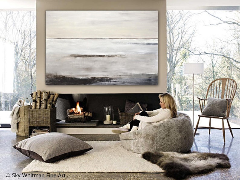 Original Hand Painted Abstract Warm Earth Tones