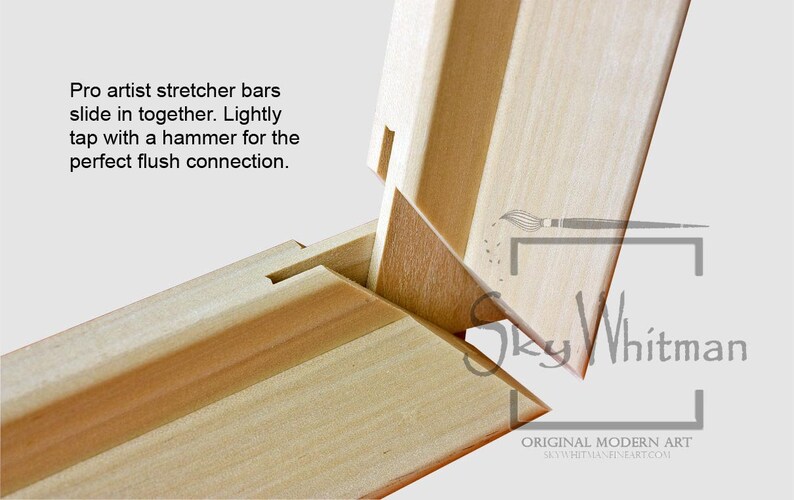 Stretcher Bars DIY Paint By Number Kit Painting On Canvas