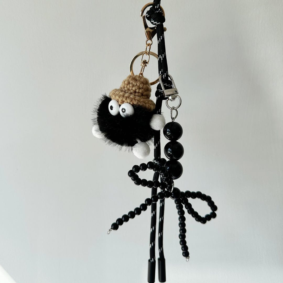 Keychain Y2k Rope Bag Charm Rope and Knot Chic Gift Y2K Rope Knotted Cord Handbag Charm ...