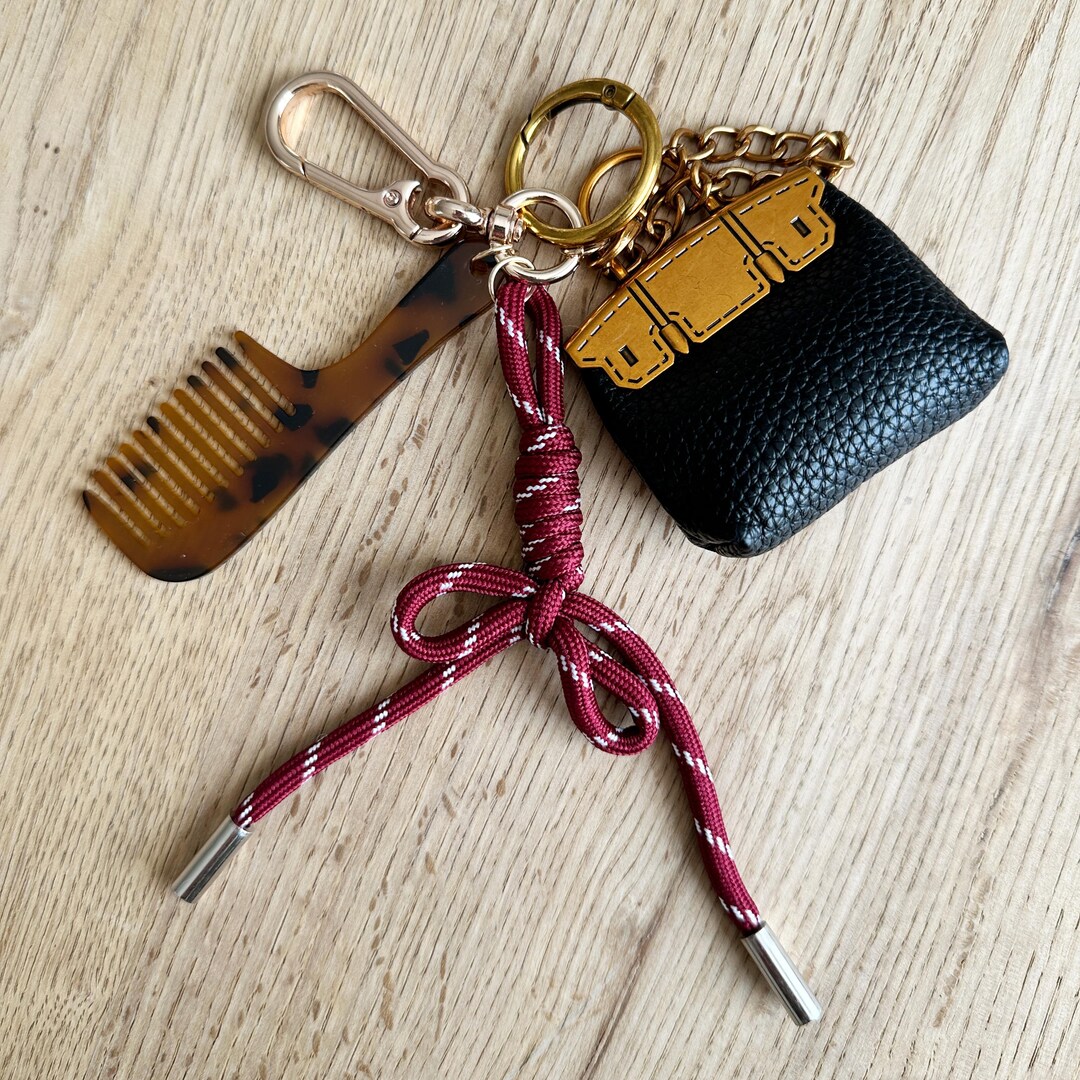 Keychain Y2k Rope Rope Bag Charm Keychain: Korean Y2K Style Bag Accessory and Letter ...