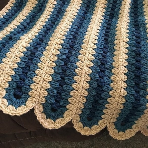 PDF Pattern Only Afternoon Nap Crocheted mile a minute afghan blanket INSTANT DOWNLOAD