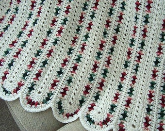 Pattern Only Country Aran Crocheted mile a minute afghan blanket INSTANT DOWNLOAD PDF