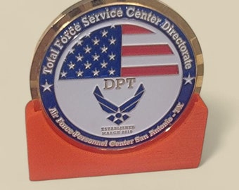 Stand for Challenge Coin – Lightweight Challenge Coin Holder, Display Challenge Coins