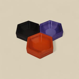 Hexagon Token Bowl – Game Piece Organizer for Board Games