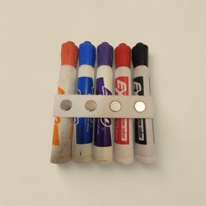 Magnetic Marker Holder – Simple Dry Erase Marker Organizer for Whiteboards