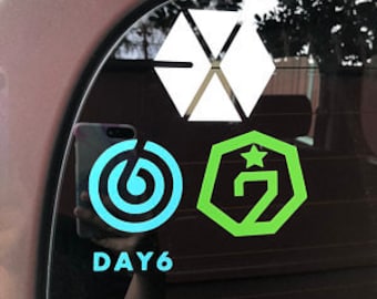 Ventana de coche personalizada - Botella de agua - Portátil - Calcomanías - Kpop - K-pop