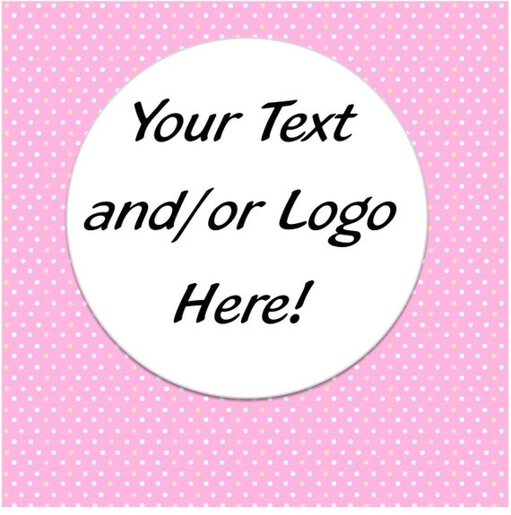 Custom Designed Printed Personalized Labels Stickers - 5 Different Sizes! Il_570xn