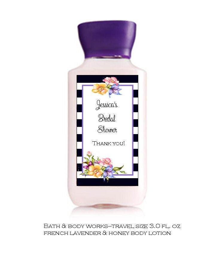 Lotion labels Bath & Body Works Body Lotion 3oz or 8 oz Etsy
