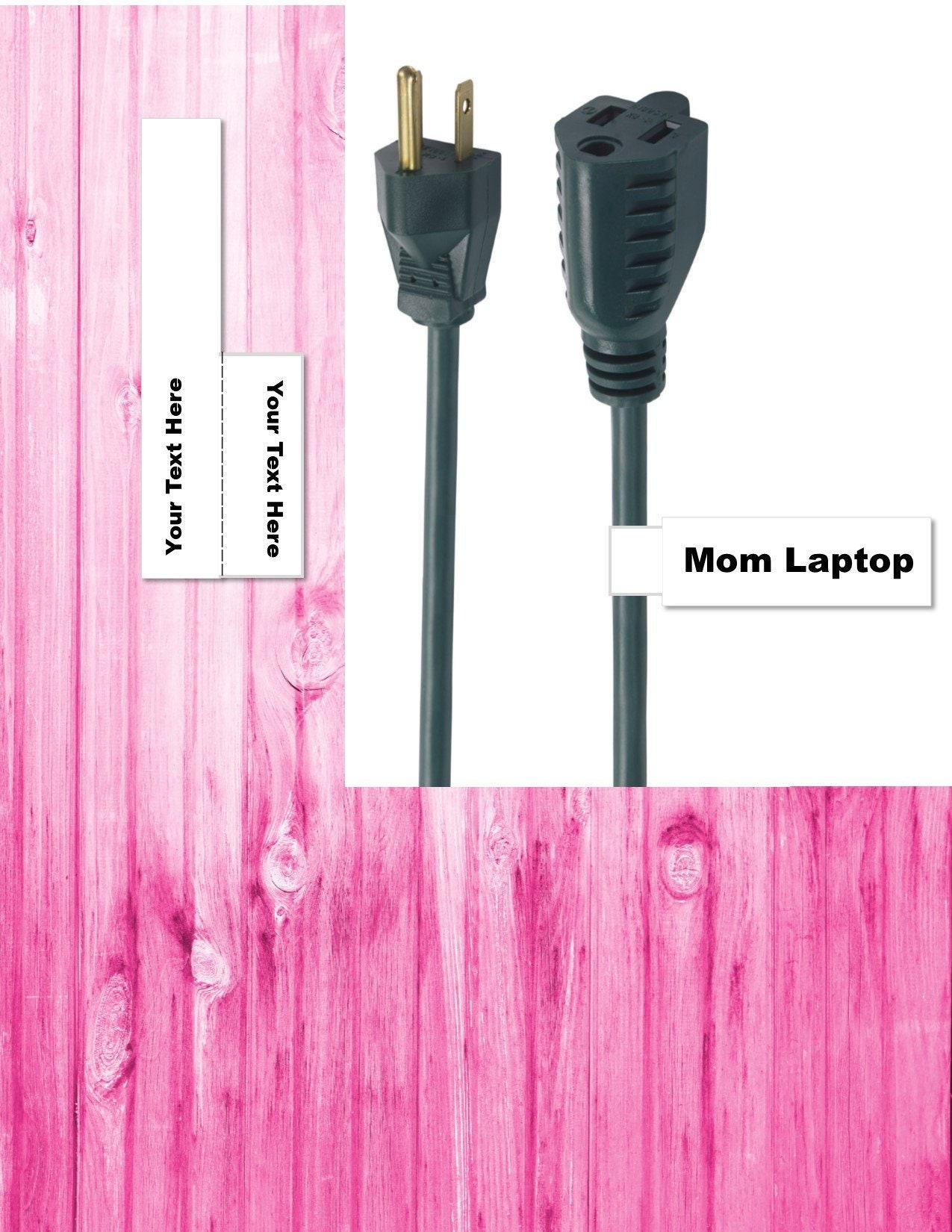 Electric Cord Labels Cord Labels Cord Stickers Etsy