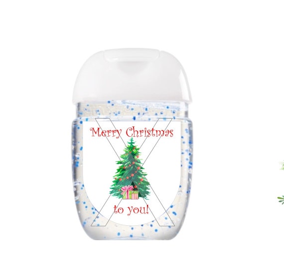 Christmas Hand sanitizer labels - Bath & Body Works Pocket Bac - Christmas Tree Il_570xn
