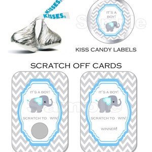 Nugget candy labels, stickers, wrappers Chevron Elephant Various colors image 7