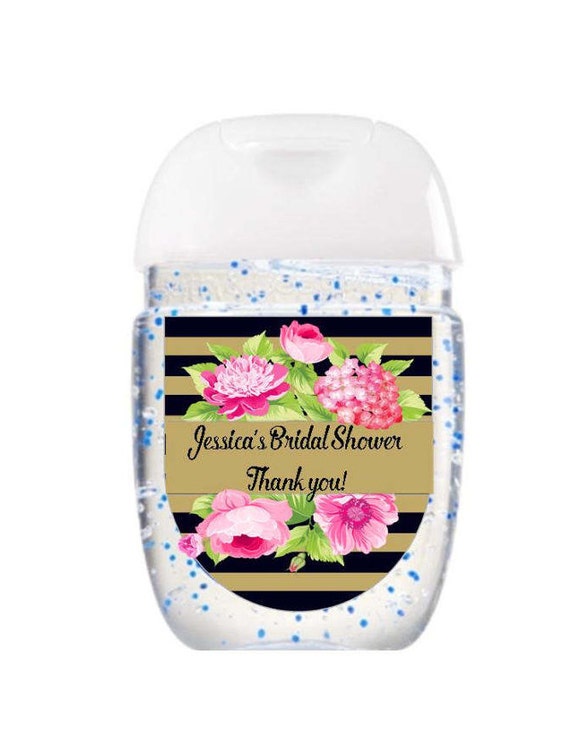 Hand sanitizer labels Bath & Body Works new design Wedding