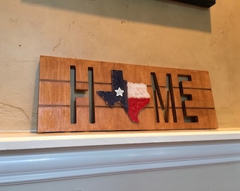 Texas Home Sign