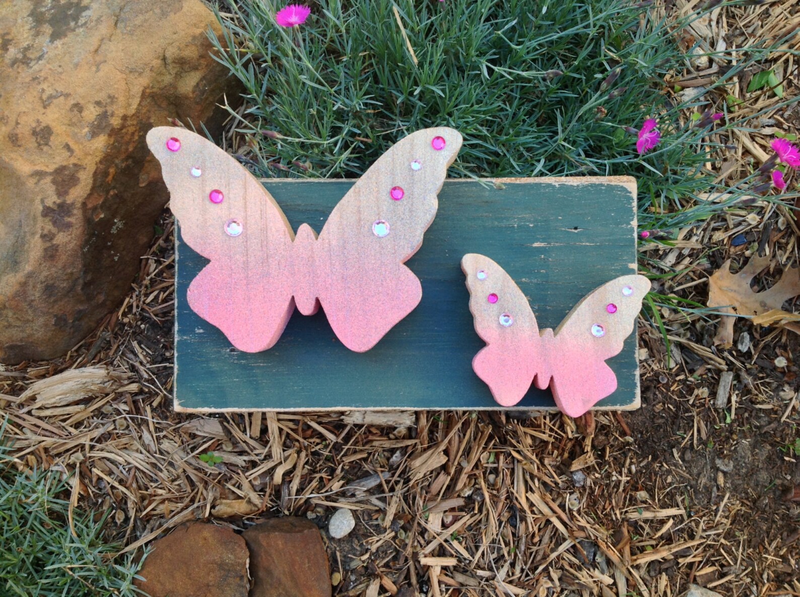 Wooden Butterflies Etsy
