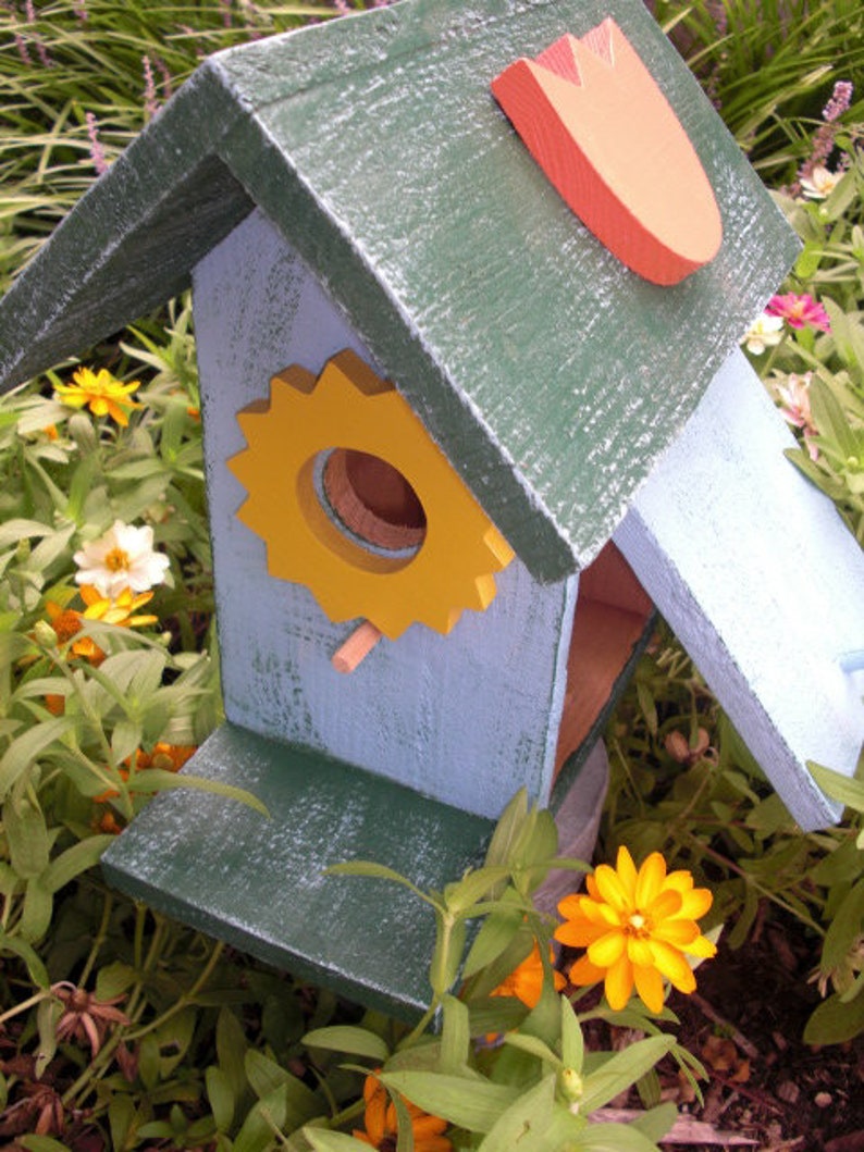 Birdhouse Sunshine & Tulips image 6