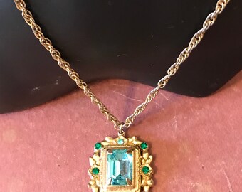 Vintage 1940s Coro rope curb link necklace More than 6 feet!