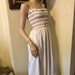 Vintage 1970s Red White and Blue Dina Lisa Fashions  Ladies Sun Dress Size Small X Small 