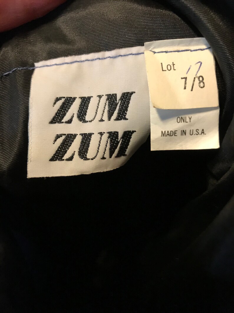 Ultimate Vintage 80s Metallic Blue Zum Zum Full Skirt Strapless Cocktail Ladies Evening Gown Dress Size Small