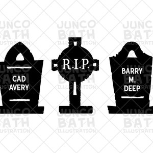 Grafsteen SVG vector • Instant digitale download • Cricut cut bestand • EPS png jpg • Halloween silhouet afdrukbare decal graf tombstone Grave