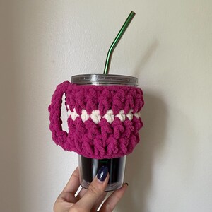 Crochet Cup Cozy with Handle | Drink Sleeve | Coffee Sleeve | Coffee Koozie