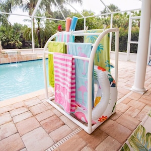 Etsy pool towel rack 2025